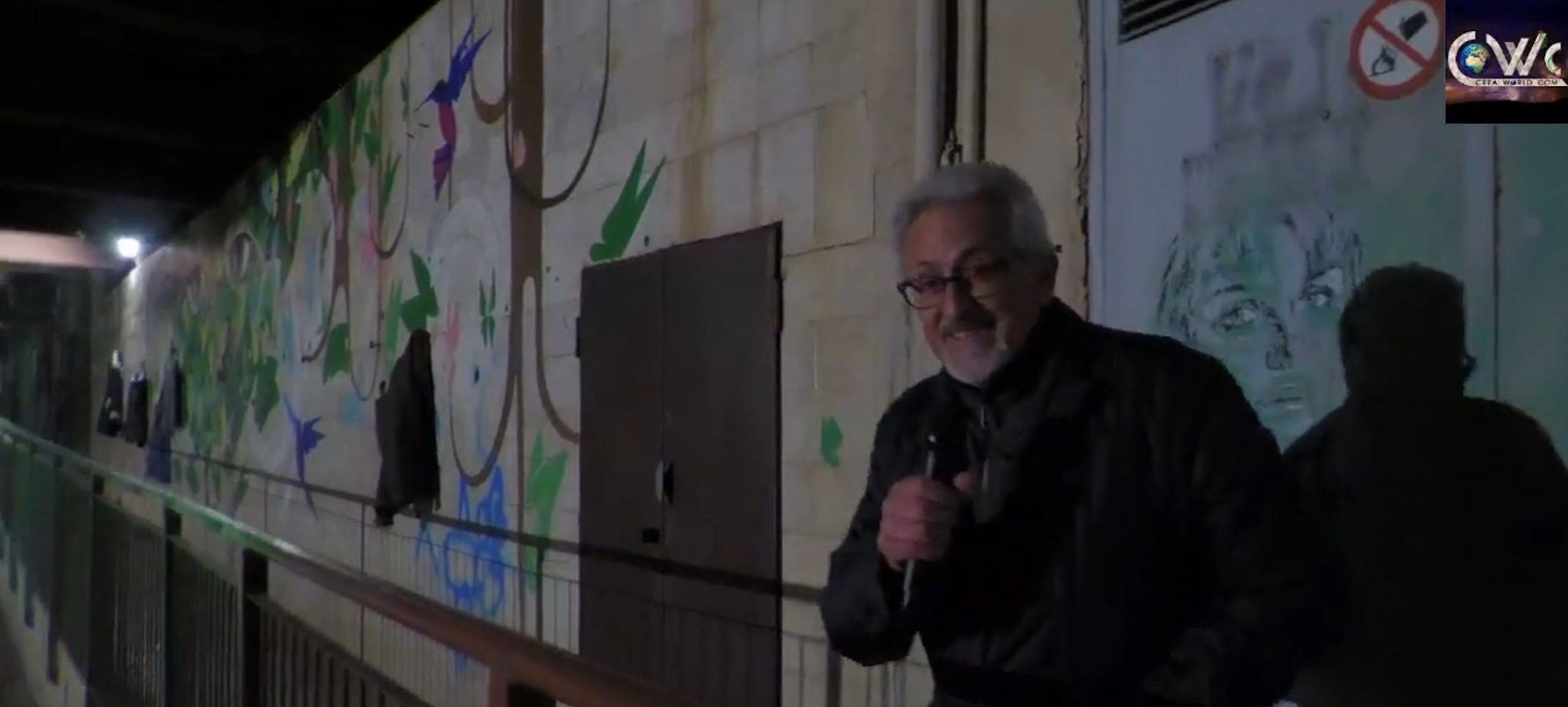 Gaetano Ricotta contro i vandali del muro della gentilezza (VIDEO)