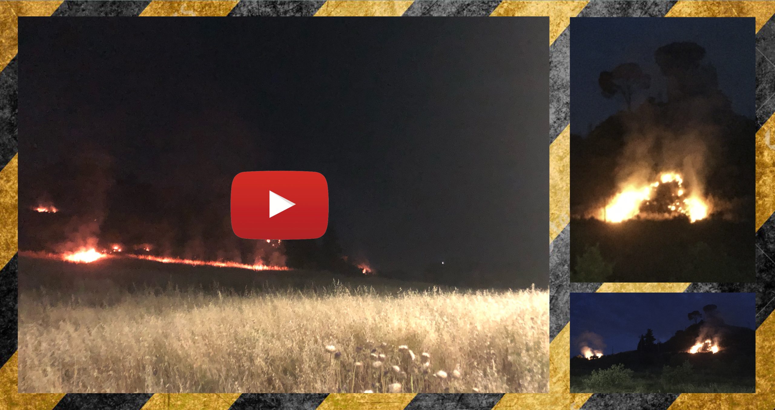 Canicattì: Inizia la stagione di fuoco 2022 dal Centro Artigianale (VIDEO)