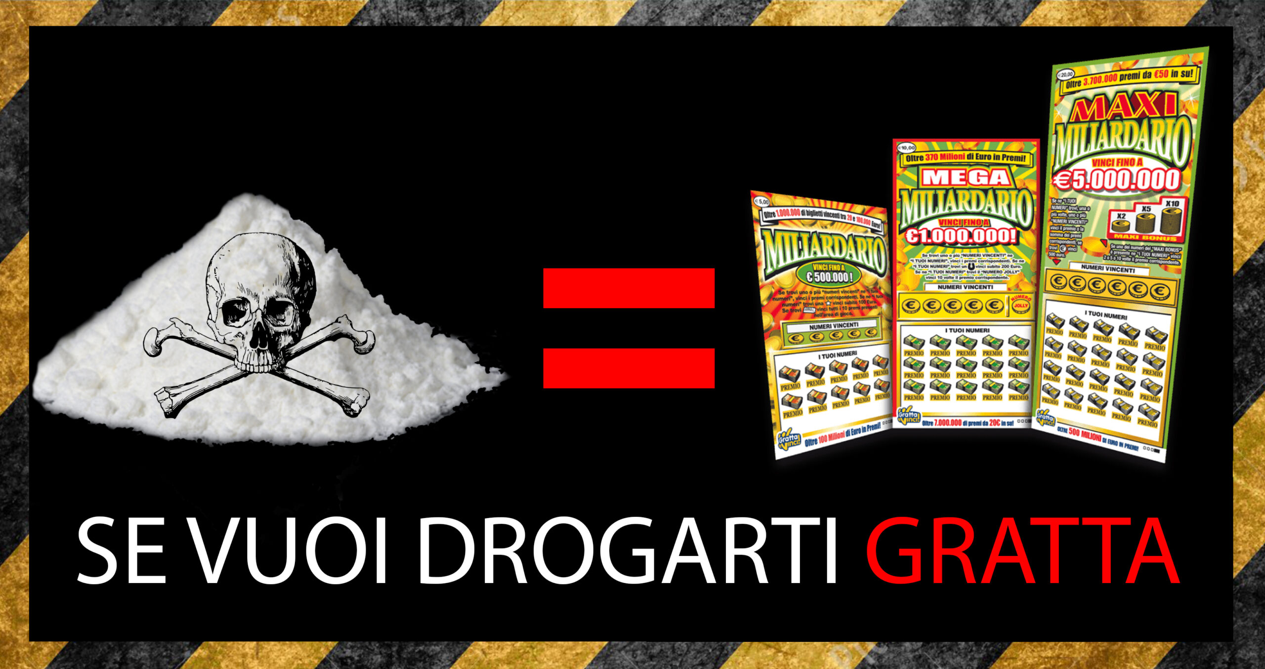 Gratta e vinci: droga autorizzata dallo stato!