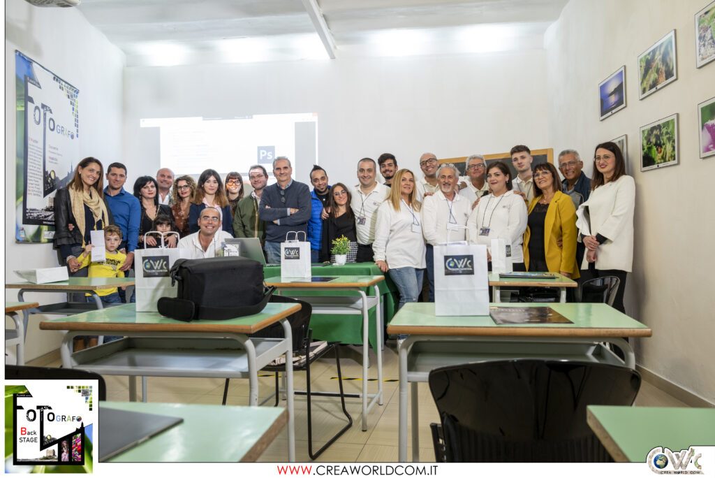 Backstage del master Fotografo 2022