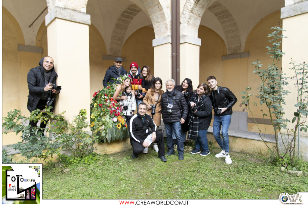 Backstage del master Fotografo 2022 al Chiostro di Santo Spirito a Canicattì con Emilia Lupo, Livio Facciponte, Carmelo Mulone, Francesco Signorino, Gabriella Cacciatore, Ausilio Signorino, Ilaria Provvidenza, Giovanni Marino, Gaetano Ricotta, Giulia Lestini e Desiree Loreto