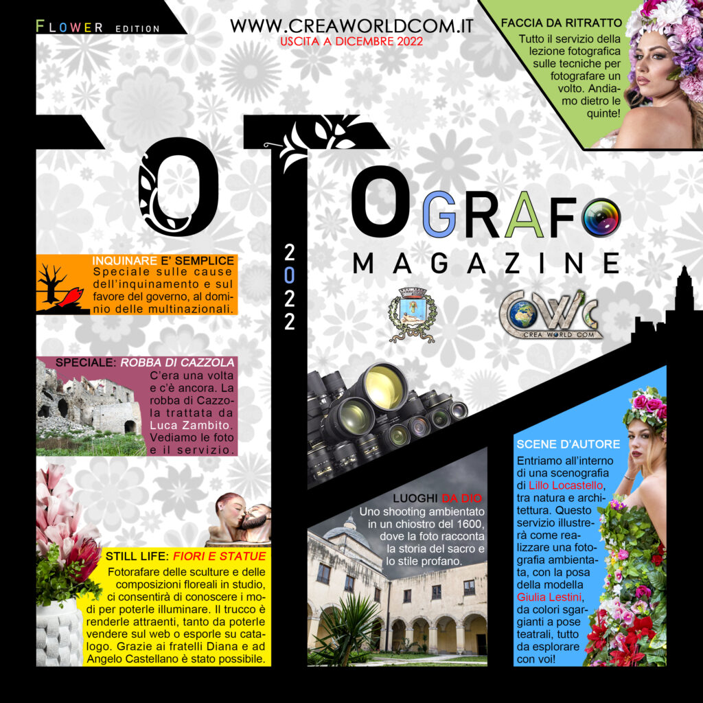 Prima Pagina della Magazine di Fotografo 2022